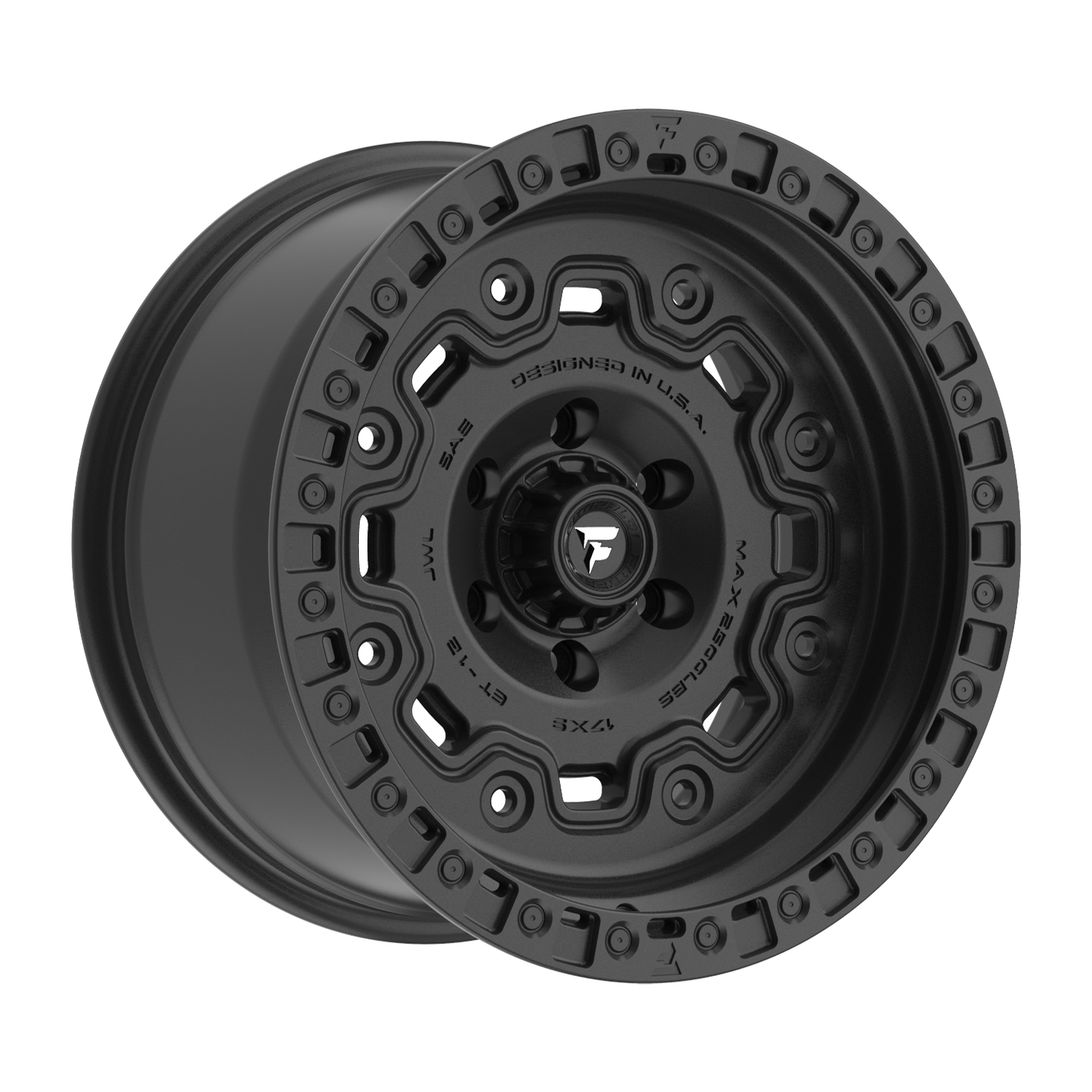 FITTIPALDI OFFROAD FT100SB 17X9, PCD 6X5.50, ET -12, CB 106.2-SATIN BLACK