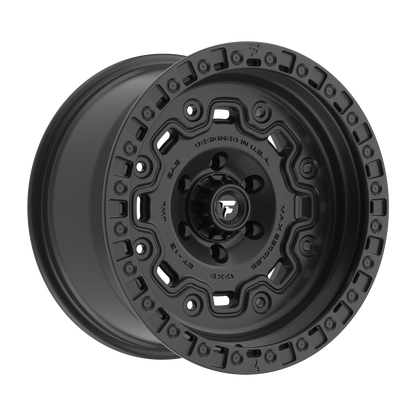 FITTIPALDI OFFROAD FT100SB 17X9, PCD 6X5.50, ET -12, CB 106.2-SATIN BLACK