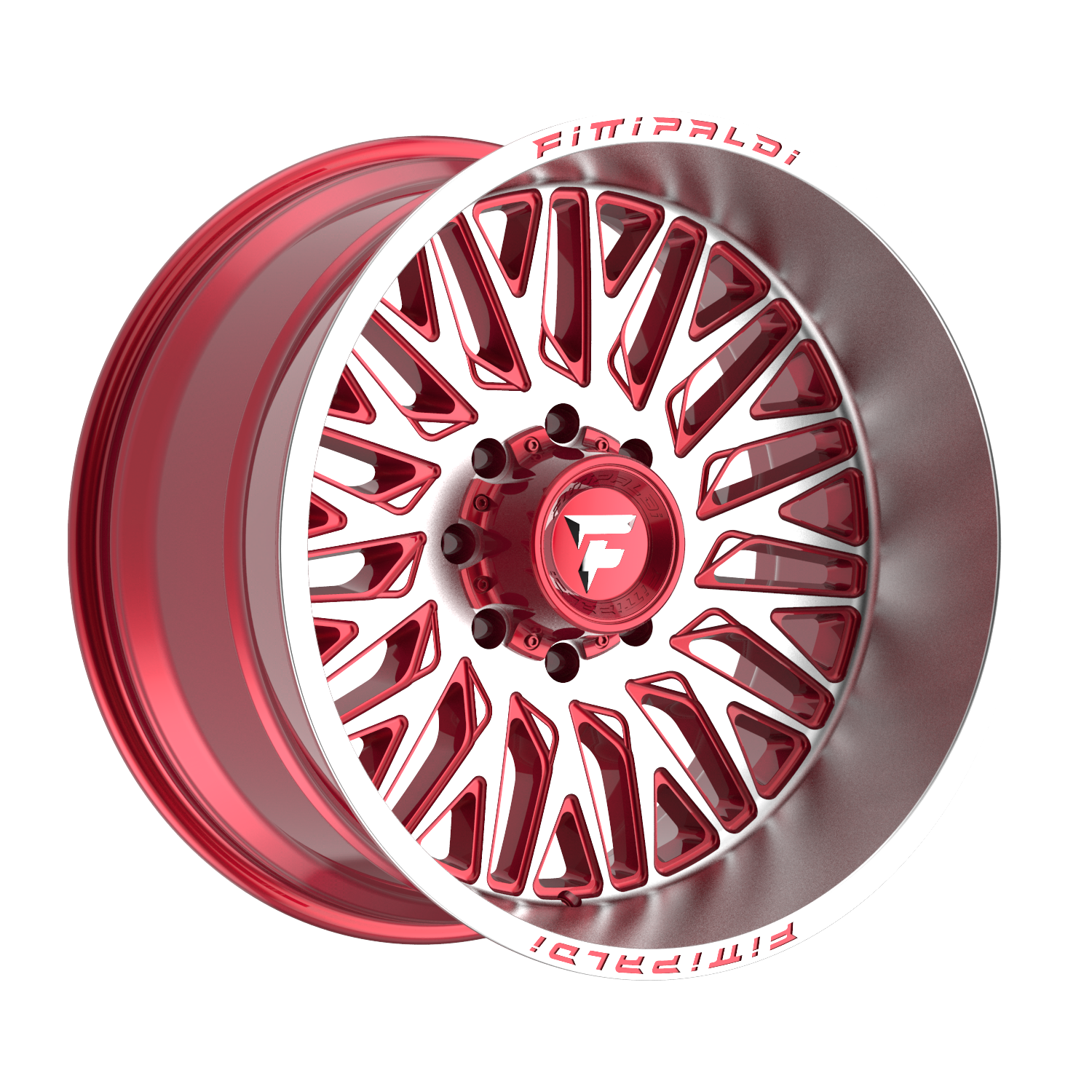 FITTIPALDI OFFROAD FA07MR 22X12, PCD 8X170, ET -44, CB 125.2-GLOSS RED MACHINED