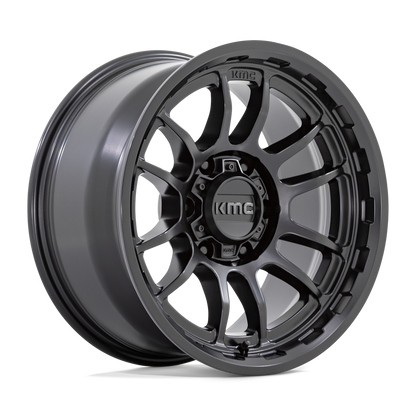 KMC KM727 WRATH 17X8.5 -10 5X127/5X5.0 SATIN BLACK