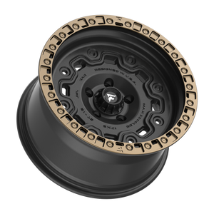 FITTIPALDI OFFROAD FT100BZ 17X9, PCD 5X5.00, ET -12, CB 71.5-SATIN BLACK WITH BRONZE RING