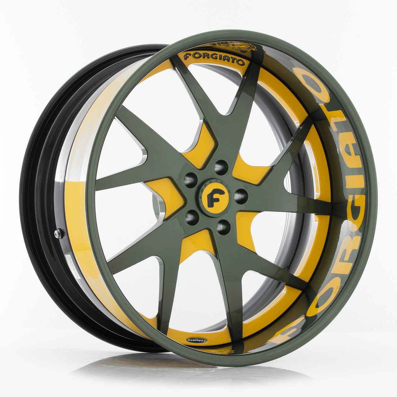 22" D Set of 4 Forgiato F2.23-D for 2019 Dodge Challenger Wide Body (Flat Forging) - Wheels | Rims