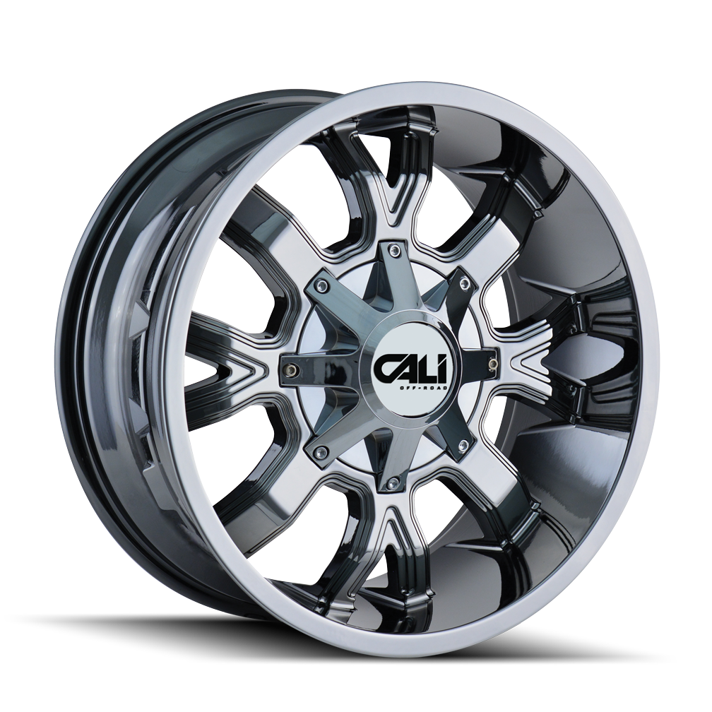 CALI OFF-ROAD DIRTY 9104 20X10 -19MM 8x180 124.1MM CHROME