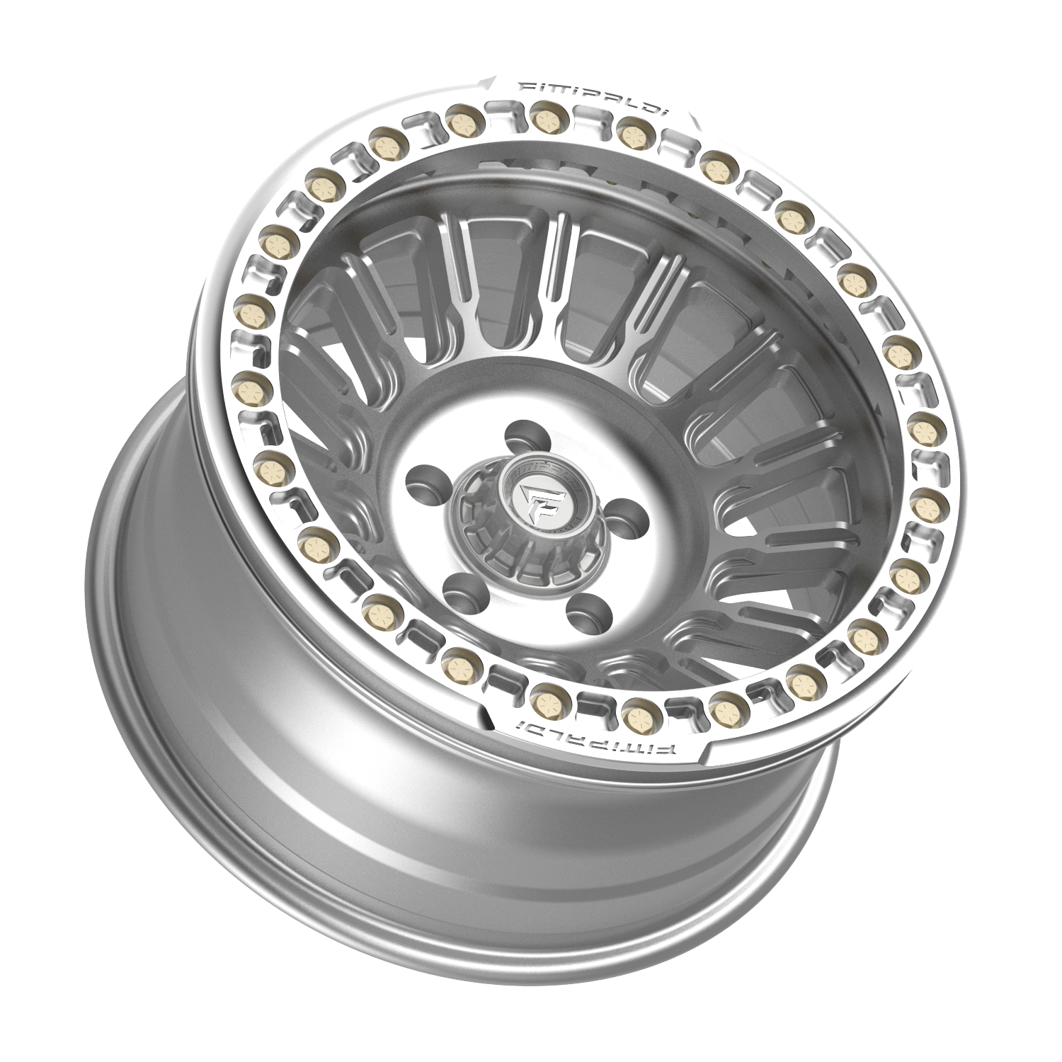 FITTIPALDI FB152M 17X9, PCD 5X5.00, ET -38, CB 71.5-MACHINED SILVER