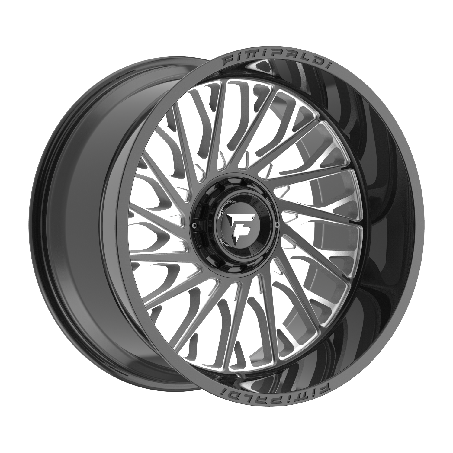 FITTIPALDI OFFROAD FA08BM 22X12, PCD 6X135/6X5.50, ET -44, CB 106.2-GLOSS BLACK MILLED