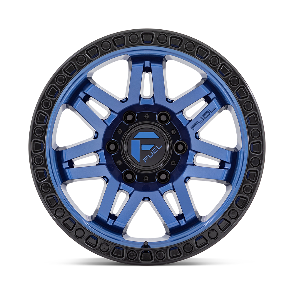 Fuel 1PC D813 SYNDICATE 17X9 1 5X127 DARK BLUE WITH BLACK RING