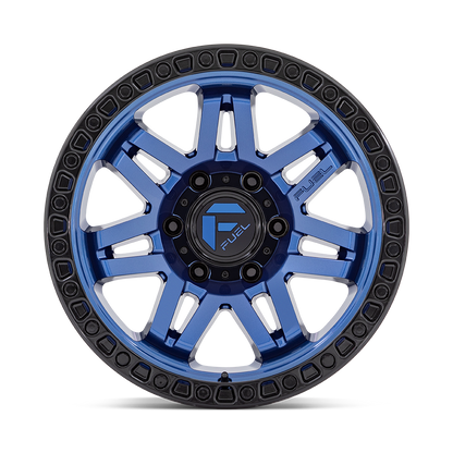 Fuel 1PC D813 SYNDICATE 17X9 1 5X127 DARK BLUE WITH BLACK RING