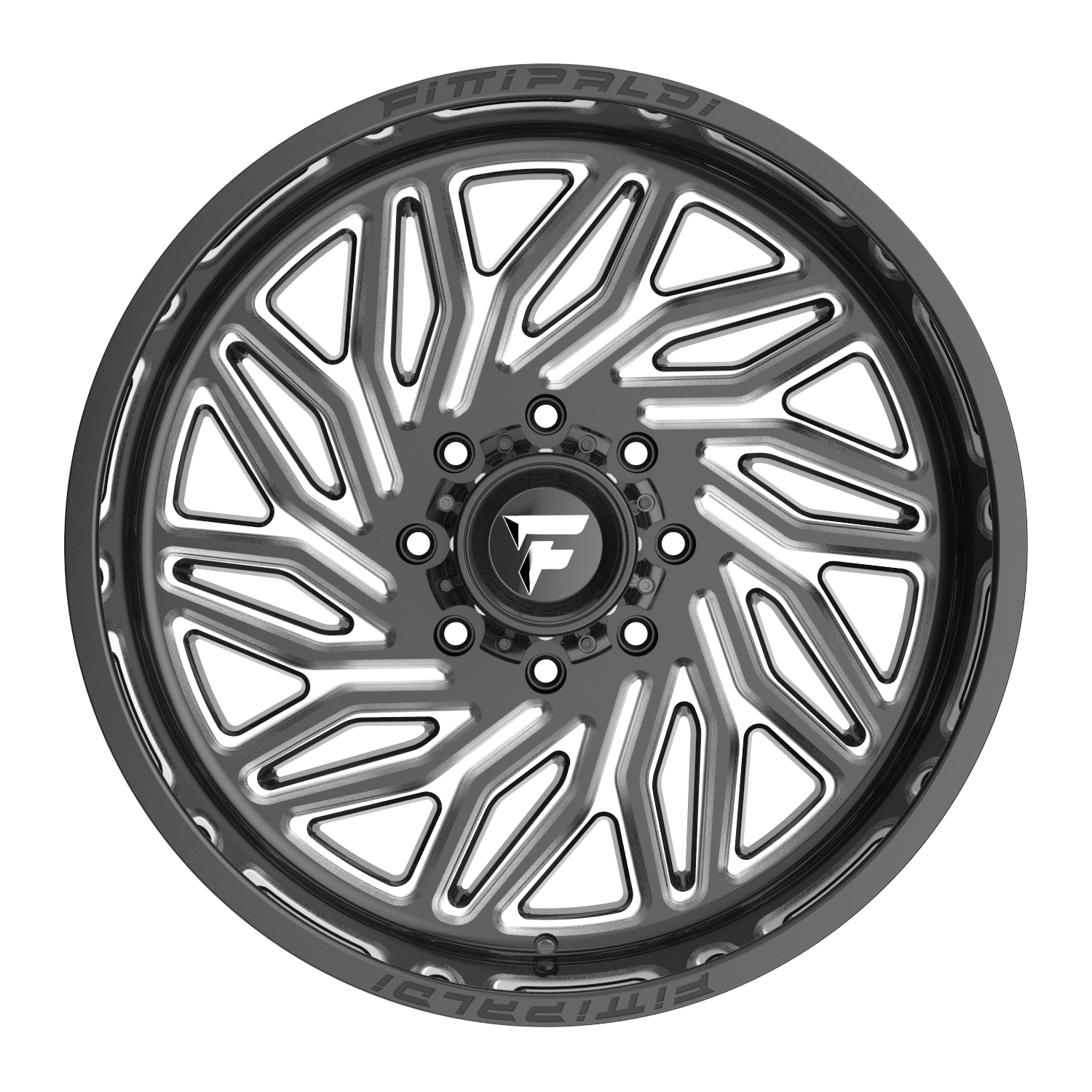 FITTIPALDI OFFROAD FA13BM 24X12, PCD 8X6.50, ET -44, CB 125.2-GLOSS BLACK MILLED