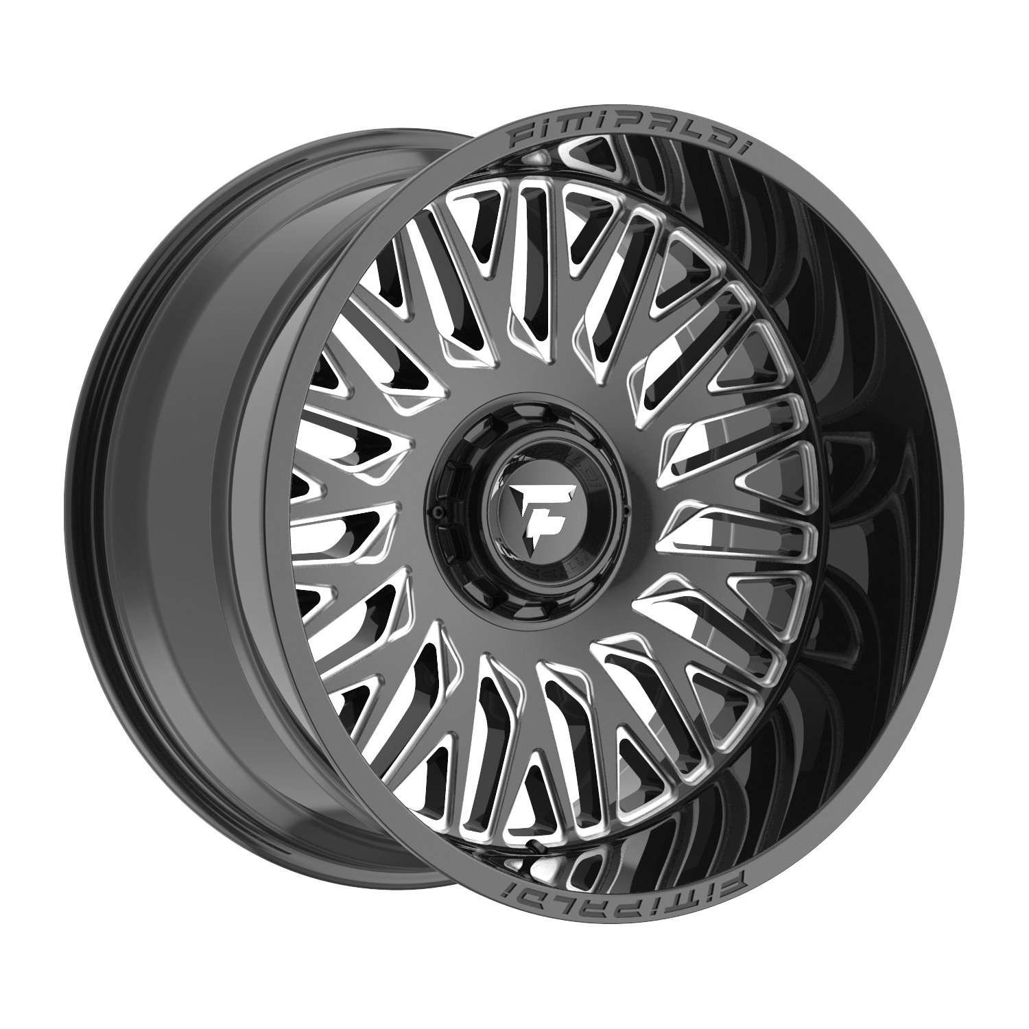FITTIPALDI OFFROAD FA07BM 22X12, PCD 6X135/6X5.50, ET -44, CB 106.2-GLOSS BLACK MILLED