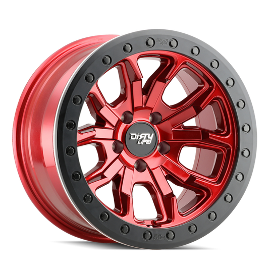 DIRTY LIFE DT-1 9303 17X9 -12 5x114.3 CRIMSON CANDY RED