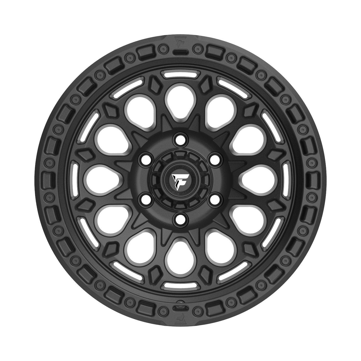 FITTIPALDI OFFROAD FT101SB 17X9, PCD 6X135, ET -12, CB 87.1-SATIN BLACK