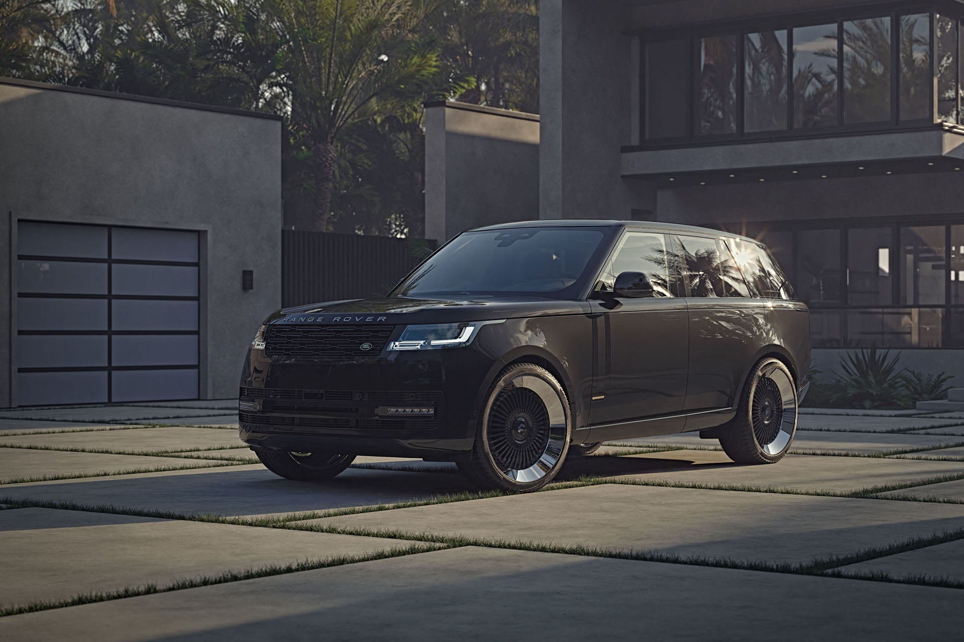 24x10 SET OF 4 FORGIATO TRIMESTRE-SLANT for 2022 Range Rover (Slant Lip) - Wheels | Rims