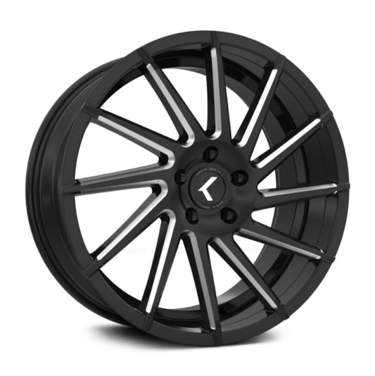 KRAZE SPINNER KR181 22X8.5 40 5x120 BLACK/MILLED