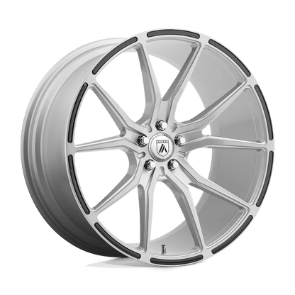 Asanti Black ABL-13 VEGA 20X9 15 5X115 BRUSHED SILVER CARBON FIBER INSERT