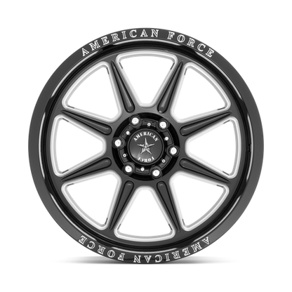 American Force Cast AC002 TRAIL 22X10 -18 6X139.7 GLOSS BLACK MILLED