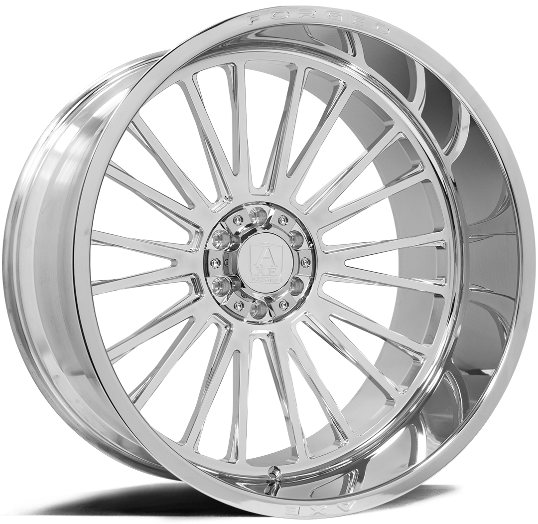 AXE FORGED AF7 28X16 -76 8X165 FULLY POLISHED