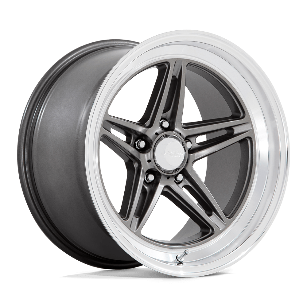 AMERICAN RACING VINTAGE VN514 GROOVE 18X8 0 5X114.3 ANTHRACITE WITH DIAMOND CUT LIP