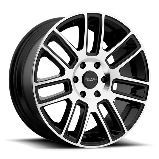 American Racing AR915 22X9 30 6X139.7/6X5.5 Gloss Black Machined