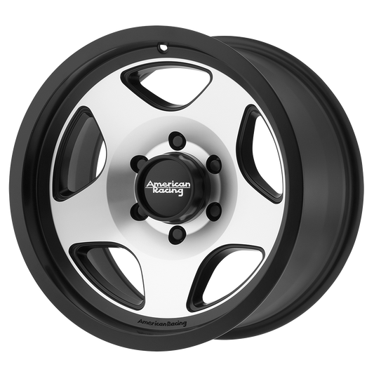 AMERICAN RACING AR923 MOD 12 15X8 -19 5X114.3 SATIN BLACK MACHINED