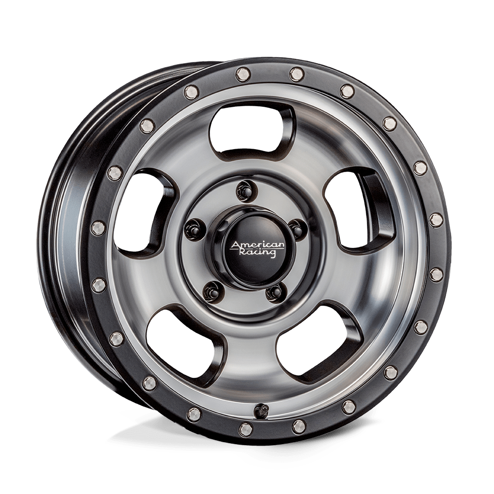 AMERICAN RACING AR969 ANSEN OFFROAD 18X9 0 8X165.1 SATIN BLACK MACHINED