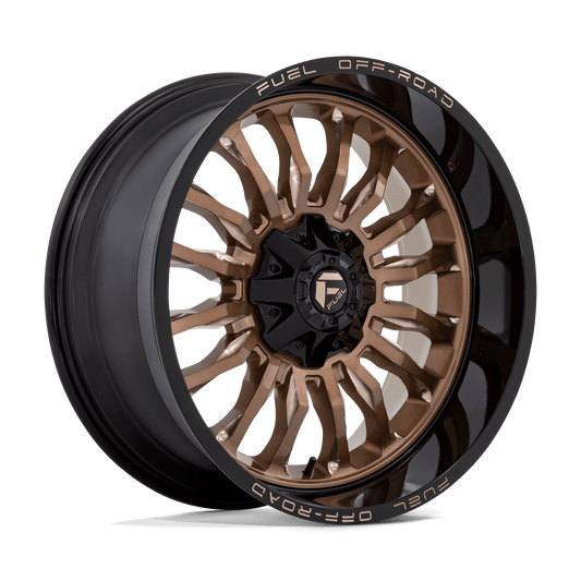 FUEL 1PC D797 ARC 22X10 -18 6X135/6X139.7 PLATINUM BRONZE WITH BLACK LIP