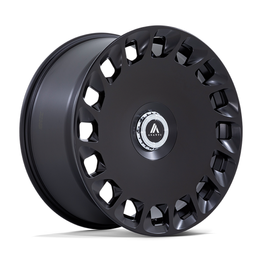 ASANTI BLACK ABL-45 ARISTOCRAT 22X10.5 45 5X108/5X114.3 MATTE BLACK