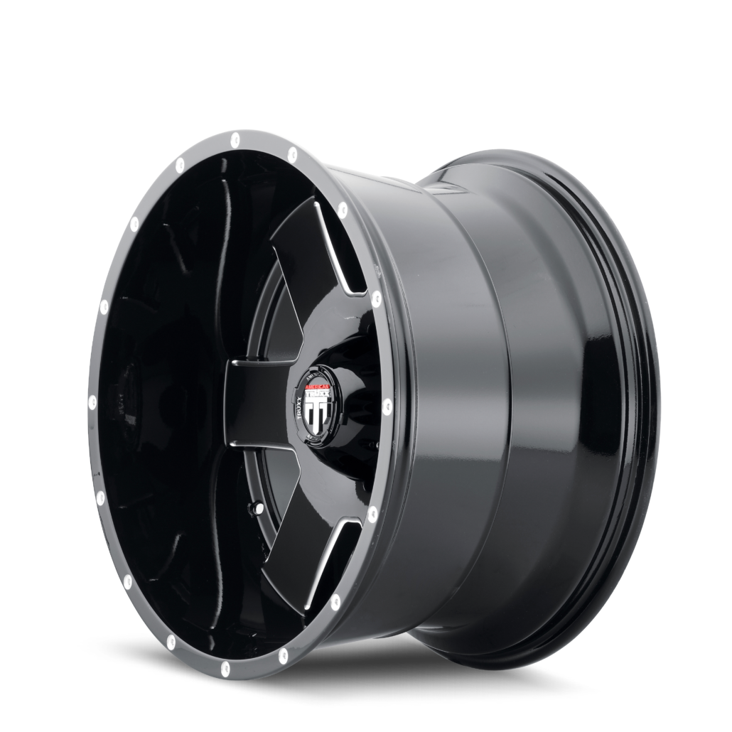 AMERICAN TRUXX ARMOR AT155 20x9 -12 5x139.7 BLACK/MILLED