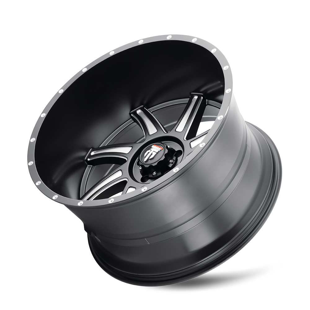 AMERICAN TRUXX VORTEX AT162 22x12 -44 8x165.1 BLACK/MILLED