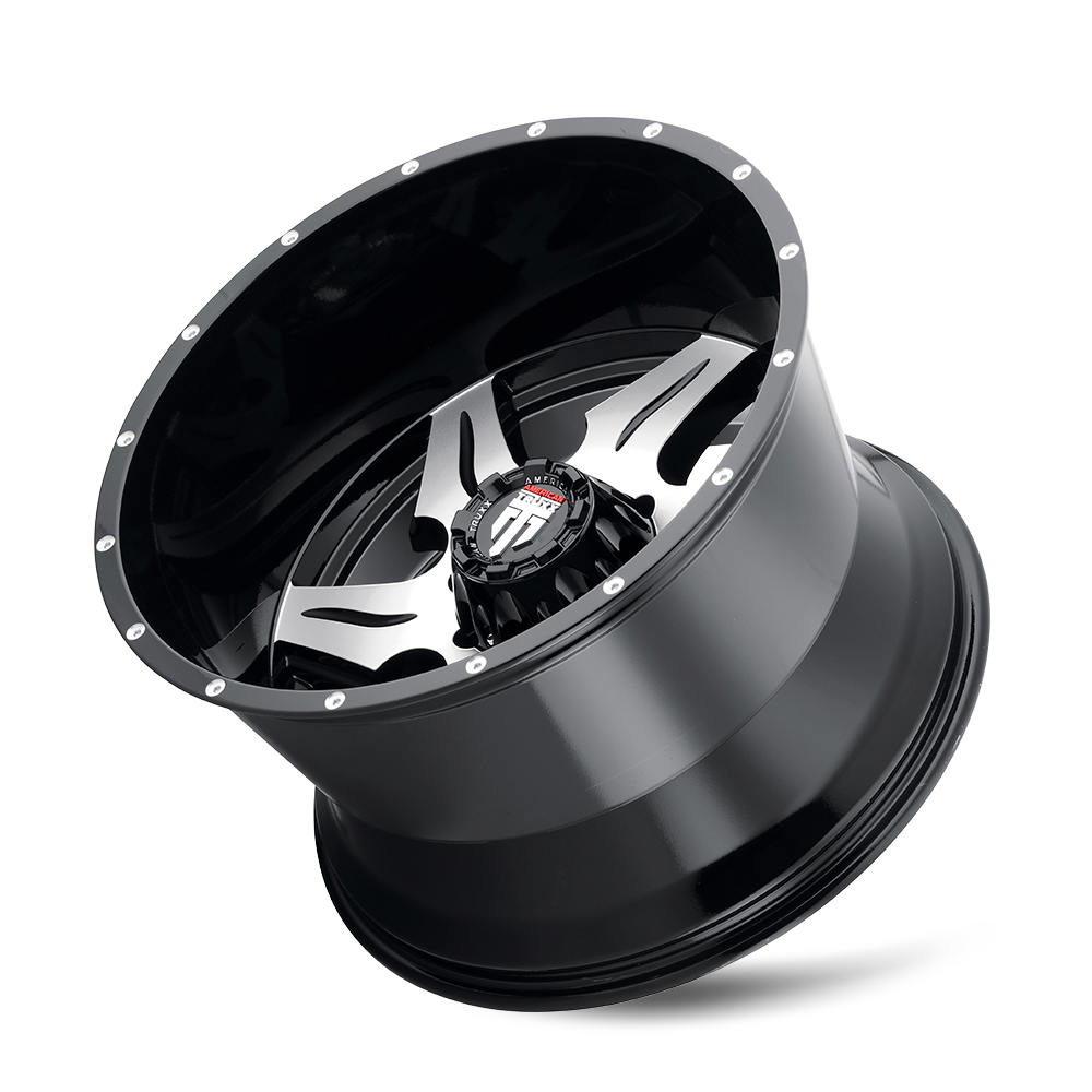 AMERICAN TRUXX NINJA AT163 20x12 -44 5x150 BLACK/MACHINED