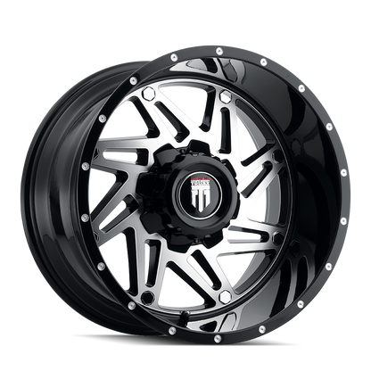 AMERICAN TRUXX WARRIOR AT165 22X14 -76 6x135/6x139.7 BLACK/MACHINED