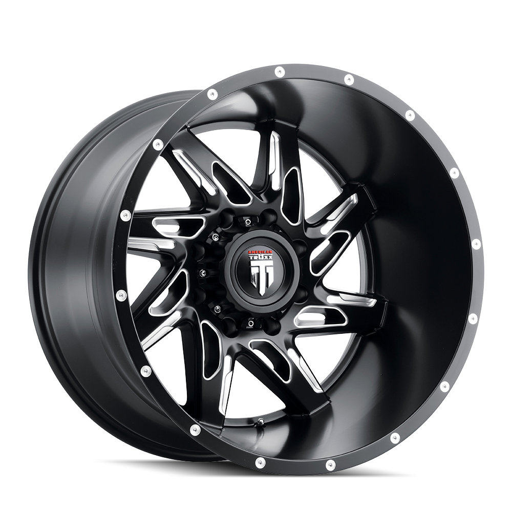 AMERICAN TRUXX SPYDER AT183 22x14 -76 8x180 BLACK/MILLED
