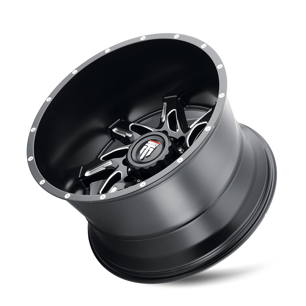 AMERICAN TRUXX SPYDER AT183 22x14 -76 8x165.1 BLACK/MILLED
