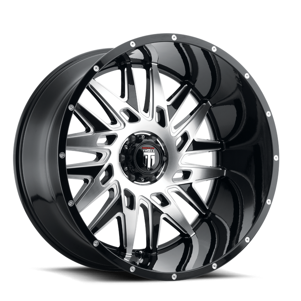 AMERICAN TRUXX DNA AT184 22x12 -44 5x127 BLACK/MACHINED