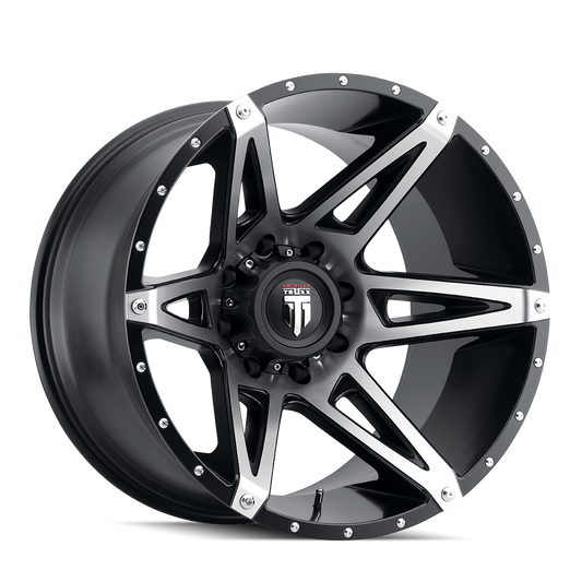 AMERICAN TRUXX KUTZ AT1902 20x9 -12 8x180 BLACK/MACHINED