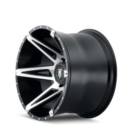 AMERICAN TRUXX KUTZ AT1902 18x9 -12 8x165.1 BLACK/MACHINED