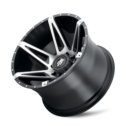 AMERICAN TRUXX KUTZ AT1902 18X9 -12 5x127/5x139.7 BLACK/MACHINED