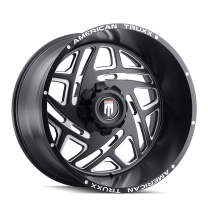 AMERICAN TRUXX COSMOS AT1904 24x14 -76 5x150 BLACK/MILLED