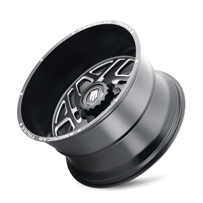 AMERICAN TRUXX COSMOS AT1904 24x14 -76 5x127 BLACK/MILLED