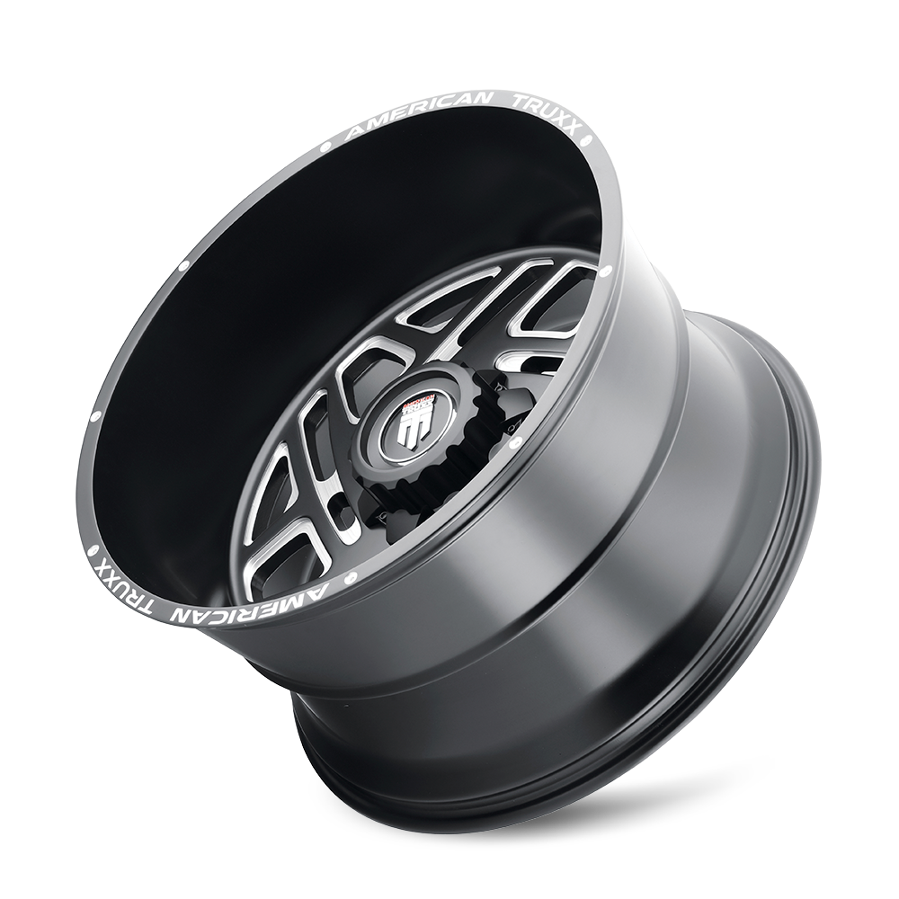 AMERICAN TRUXX COSMOS AT1904 24x14 -76 8x180 BLACK/MILLED