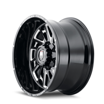 AMERICAN TRUXX BLADE AT1905 22X12 -44 6x135/6x139.7 BLACK/MILLED