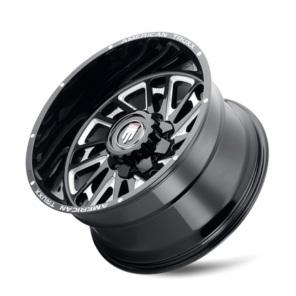 AMERICAN TRUXX BLADE AT1905 22X12 -44 5x127/5x139.7 BLACK/MILLED