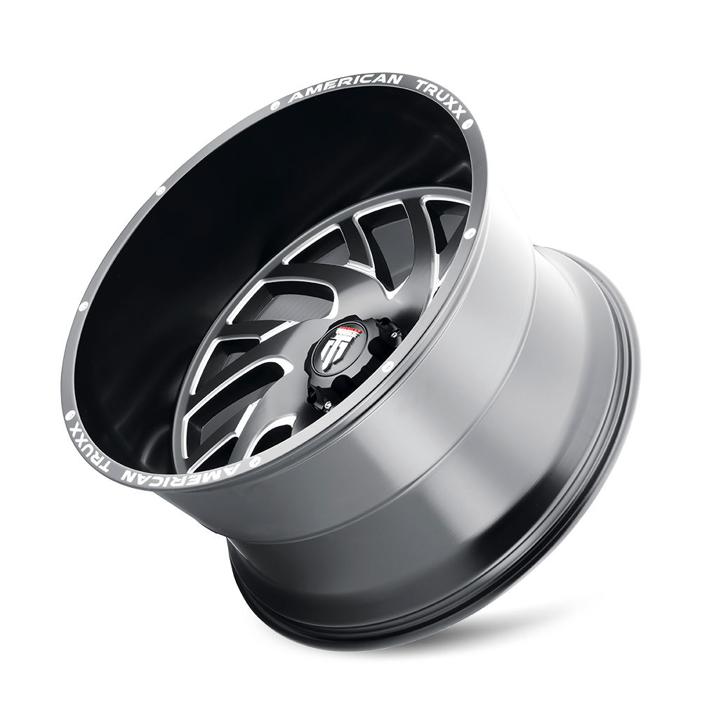 AMERICAN TRUXX XCLUSIVE AT1907 24x14 -76 5x139.7 BLACK/MILLED