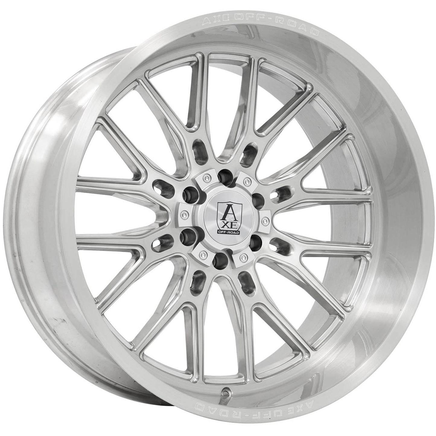 AXE ATLAS 26X12 -44 8x165 SILVER BRUSH MILLED