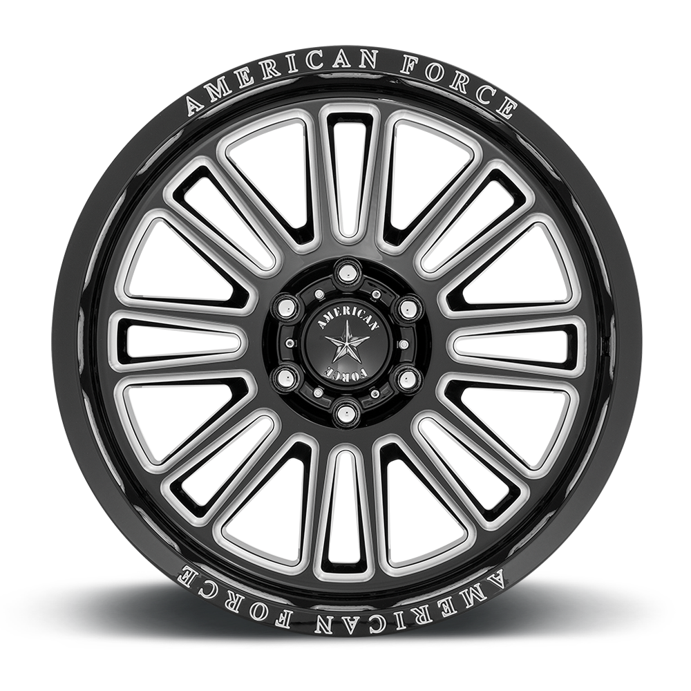 American Force Cast AC003 WEAPON 20X10 -18 6X139.7/6X5.5 Gloss Black Milled