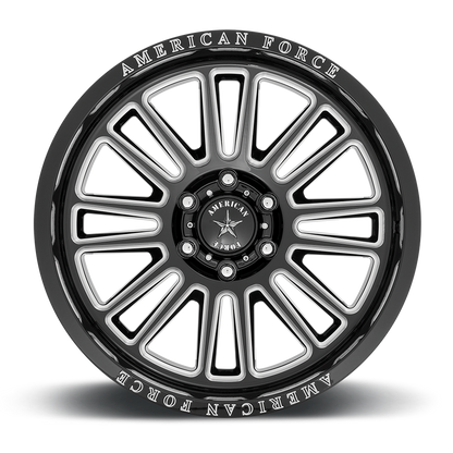 American Force Cast AC003 WEAPON 22X10 -18 6X139.7/6X5.5 Gloss Black Milled