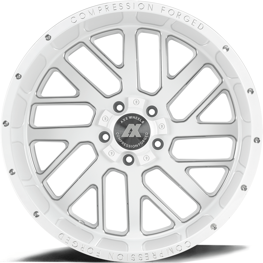 AXE Compression Forged Off-Road AX2.3 24x14 -76 6x135/6x139.7 (6x5.5) Gloss White