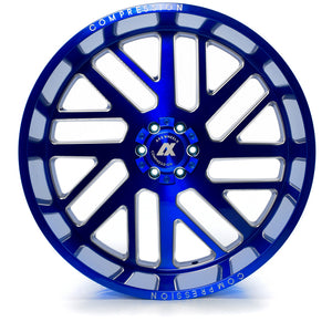 AXE Compression Forged Off-Road AX2.7 22x12 -44 8x165.1 (8x6.5) Candy Blue