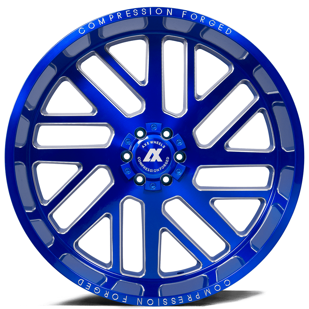 AXE Compression Forged Off-Road AX2.7 24x14 -76 8x165.1 (8x6.5) Candy Blue