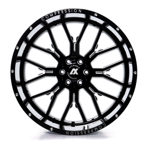 AXE Compression Forged Off-Road AX6.0 22x12 -44 6x135/6x139.7 (6x5.5) Gloss Black Milled