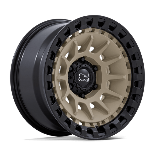 BLACK RHINO BARRAGE 17X8.5 -10 6X139.7 DESERT SAND ON MATTE BLACK